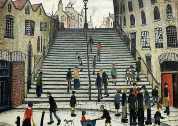 The Steps at Wick by LS Lowry. Picture: Contributed