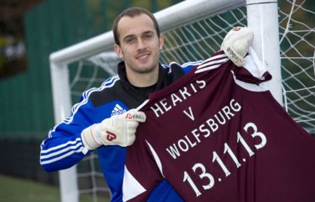 Hearts goalkeeper Jamie MacDonald flags up the friendly with Wolfsburg, who beat Borussia Dortmund at the weekend. Picture: SNS