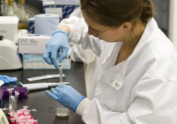 Scientists at the Roslin Institute, one of the establishments, benefitting from UK funding. Picture: Ian Georgeson