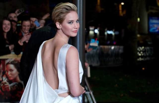 Oscar-winner Jennifer Lawrence arrives for the world premier in Leicester Square. Picture: Getty