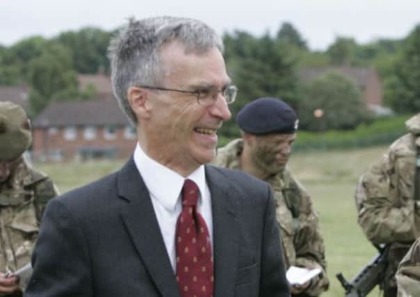 Andrew Murrison pictured during a visit to Redford Barracks. Picture: Toby Williams