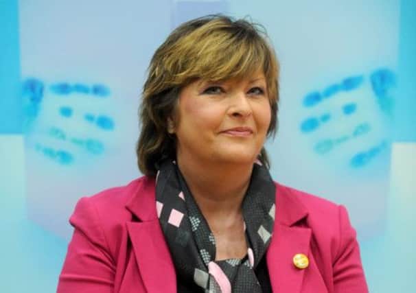 Message of support: Culture Secretary Fiona Hyslop. Picture: Jane Barlow
