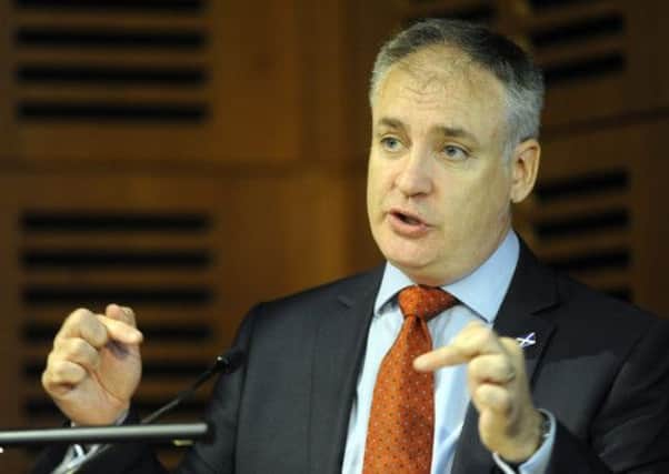 Rural Affairs Secretary Richard Lochhead hit out at the decision to divide the funding. Picture: Julie Bull