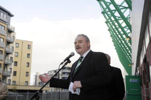 Chairman Rod Petrie is confident that Terry Butcher is the right man for Hibs. Picture: Greg Macvean