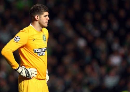 Fraser Forster has earned plaudits for his Champions League performances. Picture: AFP