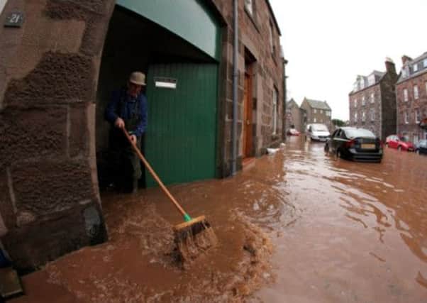 Floods have devastated Stonehaven twice since November 2009. Picture: PA