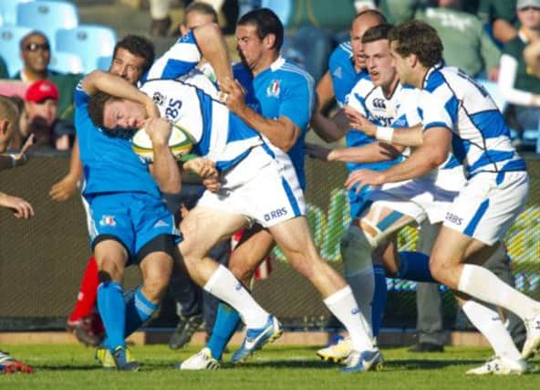 Duncan Taylor proved a handful for Italy in the Quadrangular Tournament in South Africa earlier this year. Picture:  Getty