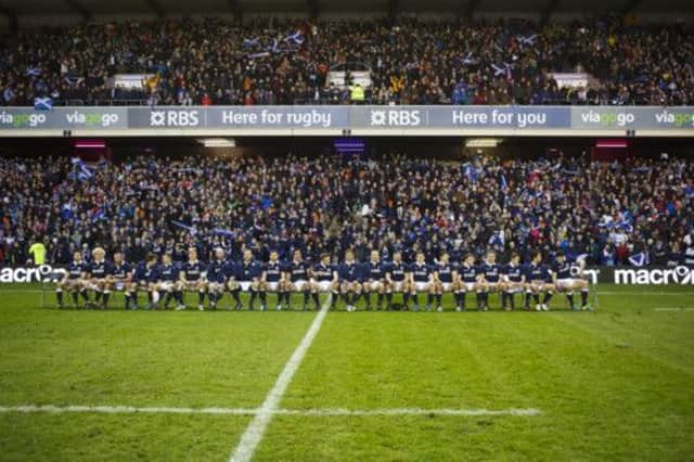 Thousands of Scotland fans took part in the largest ever team photo