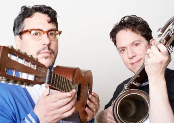 John Flansburgh and John Linnell aspiring to ever higher things and appearing in Edinburgh tonight. Picture: Dominic Neitz