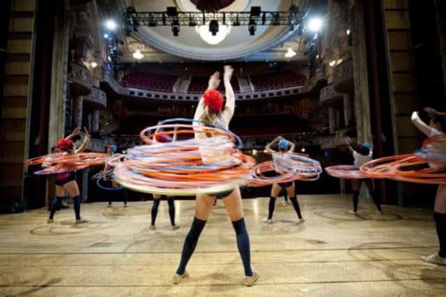 Marawa the Amazing and her Majorettes at the Shaftesbury Theatre. Picture: PA