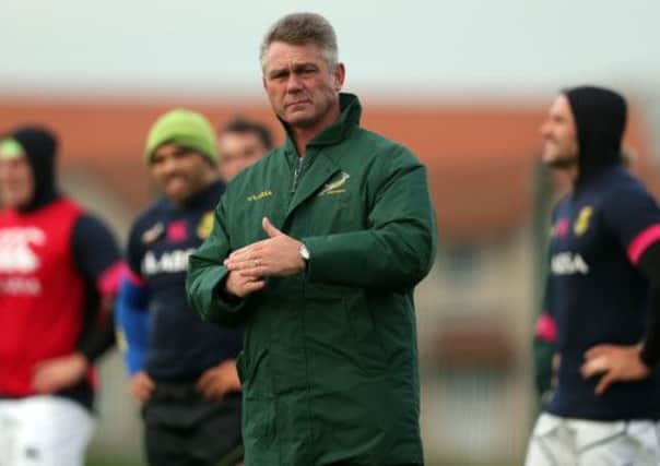 Heyneke Meyers goal for South Africa is to see his team play total rugby. Picture: Getty