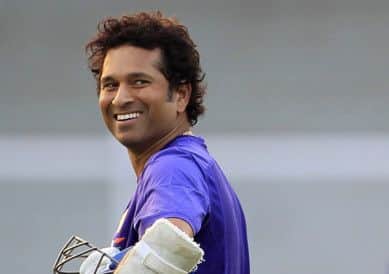Sachin Tendulkar: Touched. Picture: AP