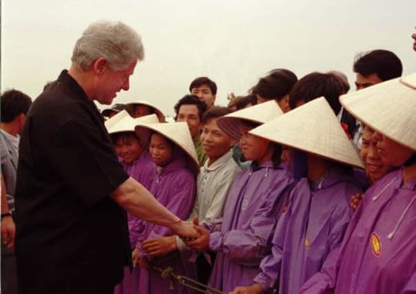 On this day in 2000, Bill Clinton became the first US president to visit Vietnam since the end of the Vietnam war (1956-1975). Picture: Getty