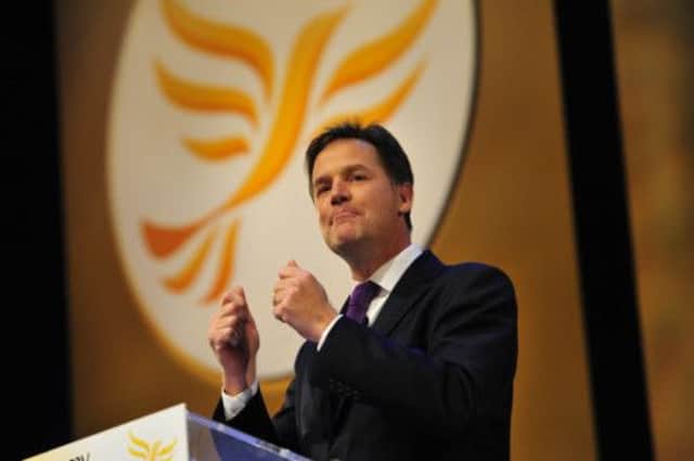 Nick Clegg is to claim that people deserve a 'workers' bonus'. Picture: Robert Perry