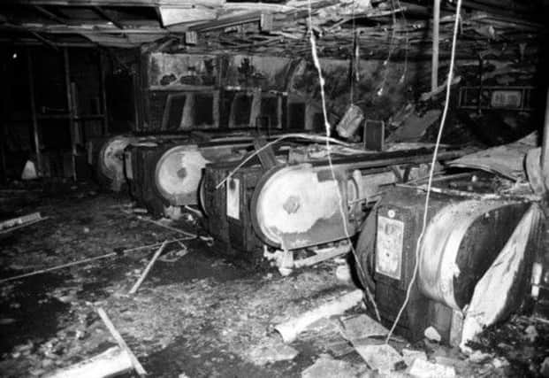 The devastation is clear to see after a blaze ripped through King's Cross Underground station in 1987, killing 30 people. Picture: PA