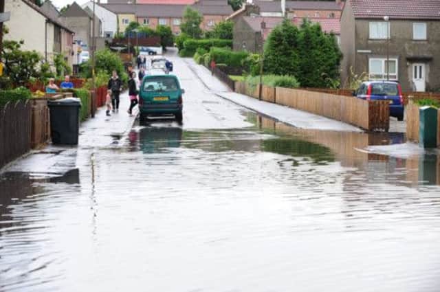 Flooding across Scotland has caused major disruption. Picture: Joey Kelly