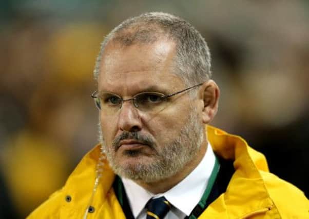 Australia head coach Ewen McKenzie has suspended six members of his squad ahead of Saturday's match against Scotland. Picture: Getty