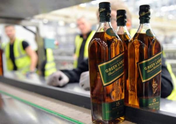 Whisky distillers like Diageo are nervous they may have to foot the bill for independence. Picture: Ian Rutherford