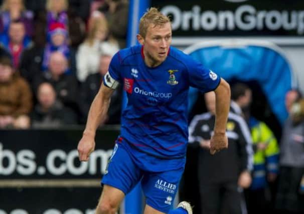 Richie Foran has quelled fears he might be Hibs-bound by committing himself to Inverness. Picture: SNS