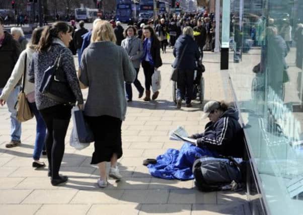 Homelessness applications in Scotland have fallen by over 10 per cent. Picture: Greg Macvean