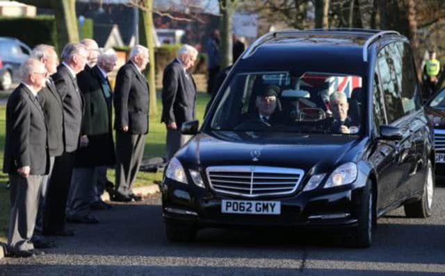 Figures from across the political spectrum attended Helen Eadie's funeral today. Pictures: PA