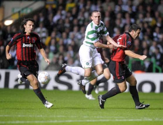 Celtic will be missing the suspended Scott Brown for their match against Milan. Picture: TSPL