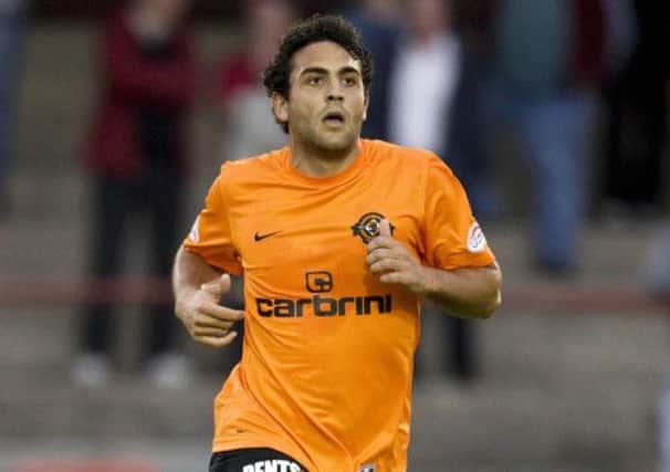 Damian Casalinuovo in action for Dundee United in 2009. Picture: SNS