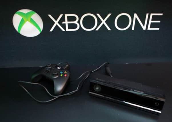 The Xbox One's revamped controller and Kinect camera. Picture: PA