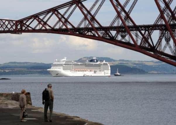 Cruise ship passenger numbers in Scotland have risen by nearly 10 per cent. Picture: Ian Rutherford