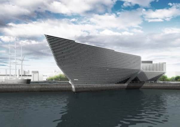 An artist's impression of the V&A outpost in Dundee. Picture: Contributed