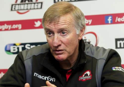 Edinburgh Head Coach Alan Solomons. Picture: SNS