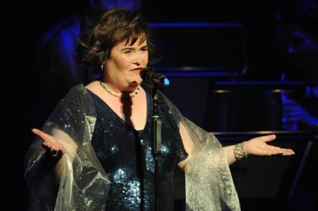 Susan Boyle was named Scotland's favourite musical act at the awards ceremony. Picture: Jane Barlow