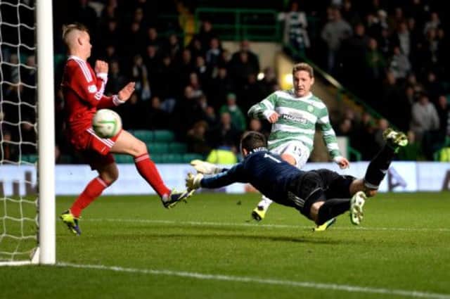 Kris Commons cemented Saturday's 3-1 win over Aberdeen with a late goal, but he was far from happy with his overall display. Picture: SNS