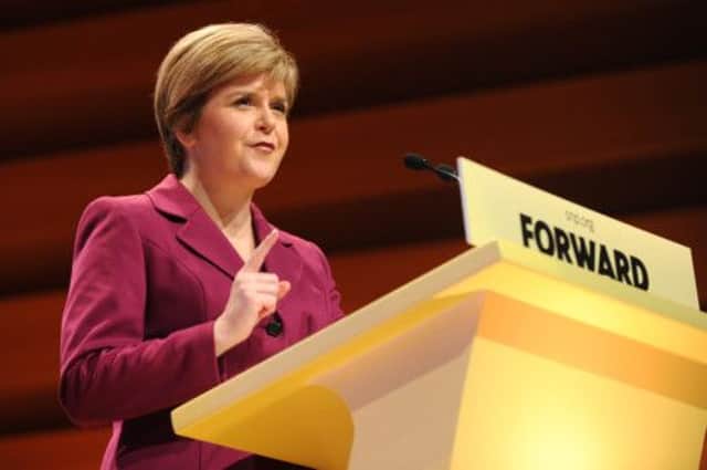 'Deputy First Minister Nicola Sturgeon decided to tell us why an independent Scotland was so important'. Picture: Jane Barlow