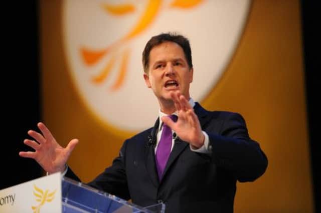 Nick Clegg said there was a need to dramatically change working practices to adapt to the realities of modern family life. Picture: Robert Perry