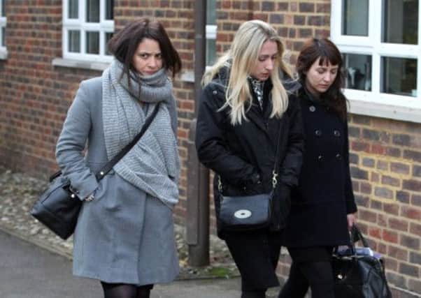 Former personal assistants to Saatchi and Lawson, Elisabetta (left) and  Francesca Grillo (right). Picture: PA