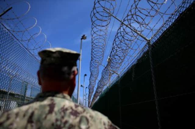 The facility at Guantanamo Bay was hidden from the main area of the camp. Picture: Joe Raedle/Getty Images