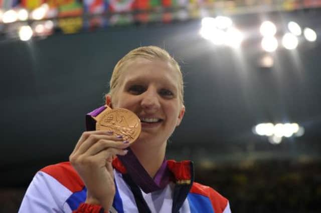 Rebecca Adlington OBE broke down in tears during a discussion about body image. Picture: Getty