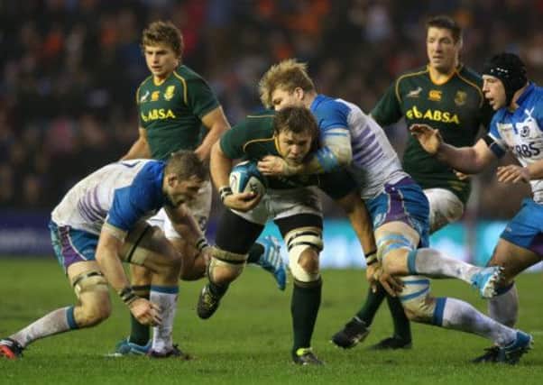 Scotland will meet South Africa in Newcastle during the 2015 World Cup. Picture: Getty