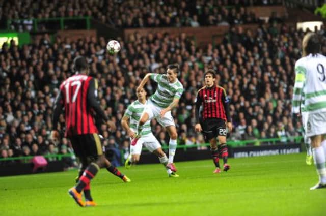 Celtic's defeat to Milan was a blow for Lustig. Picture: Robert Perry