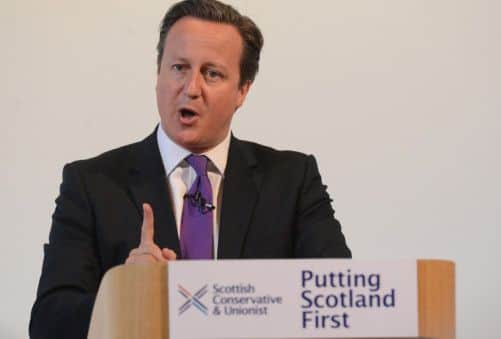 David Cameron said that the White Paper had done nothing to answer the problems of Scotland's currency in the event of independence. Picture: TSPL