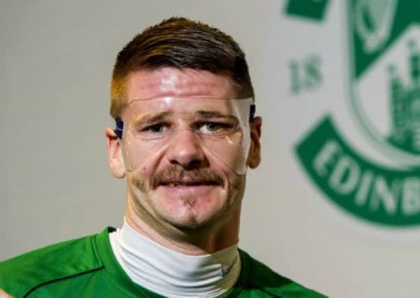 Michael Nelson will wear a face mask if he gets the nod to play Ross County on Saturday. Picture: SNS