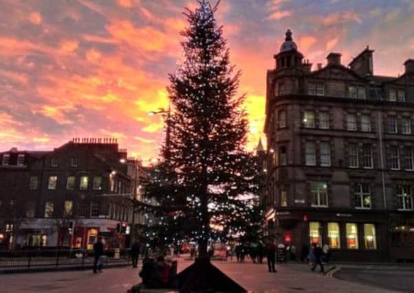 The sunset looking over Edinburgh's Shandwick Place. Picture: Phil Wilkinson