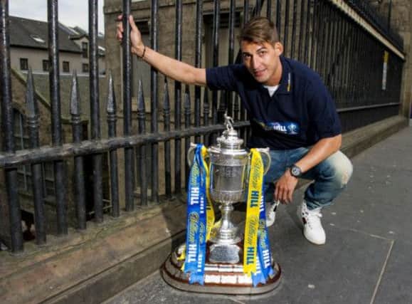 Rudi Skacel won the Scottish Cup with Hearts in 2006 and 2012. Picture: SNS