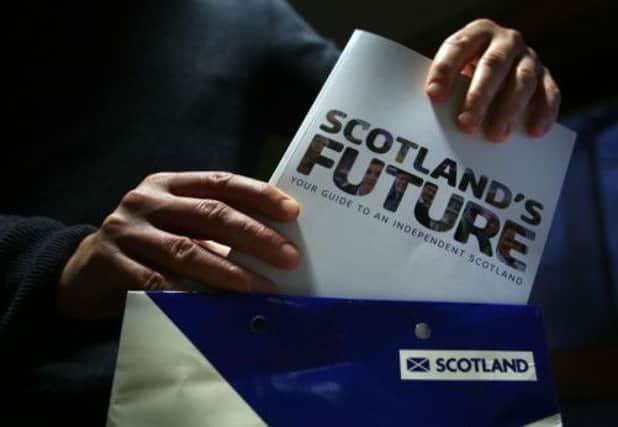 The SNP published its white paper outlining how an independent Scotland would look. Picture: PA