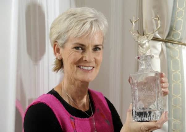 Judy Murray collected the award on behalf of her son Andy. Picture: Greg Macvean