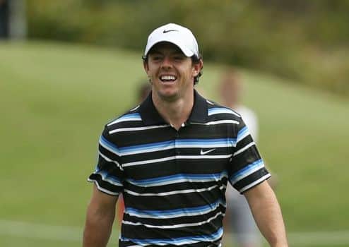 On course: In a difficult year, Rory McIlroy maintained a pleasant persona. Picture: Mark Metcalfe/Getty