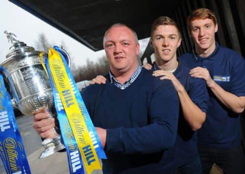 Stevie, Dale & Jay Fulton preview the forthcoming Scottish cup tie between Falkirk v Forfar. Picture: SNS