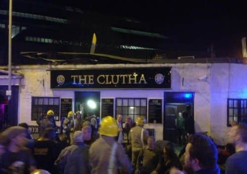 The scene at Clutha Bar, Glasgow. Picture: Wesley Shearer/Twitter