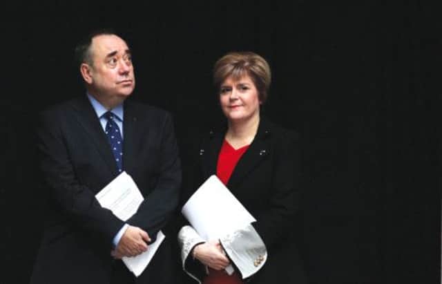Salmond and Sturgeon repeated ad nauseam the three reasons why they could be so certain Scotland would keep the pound. Picture: HEMEDIA